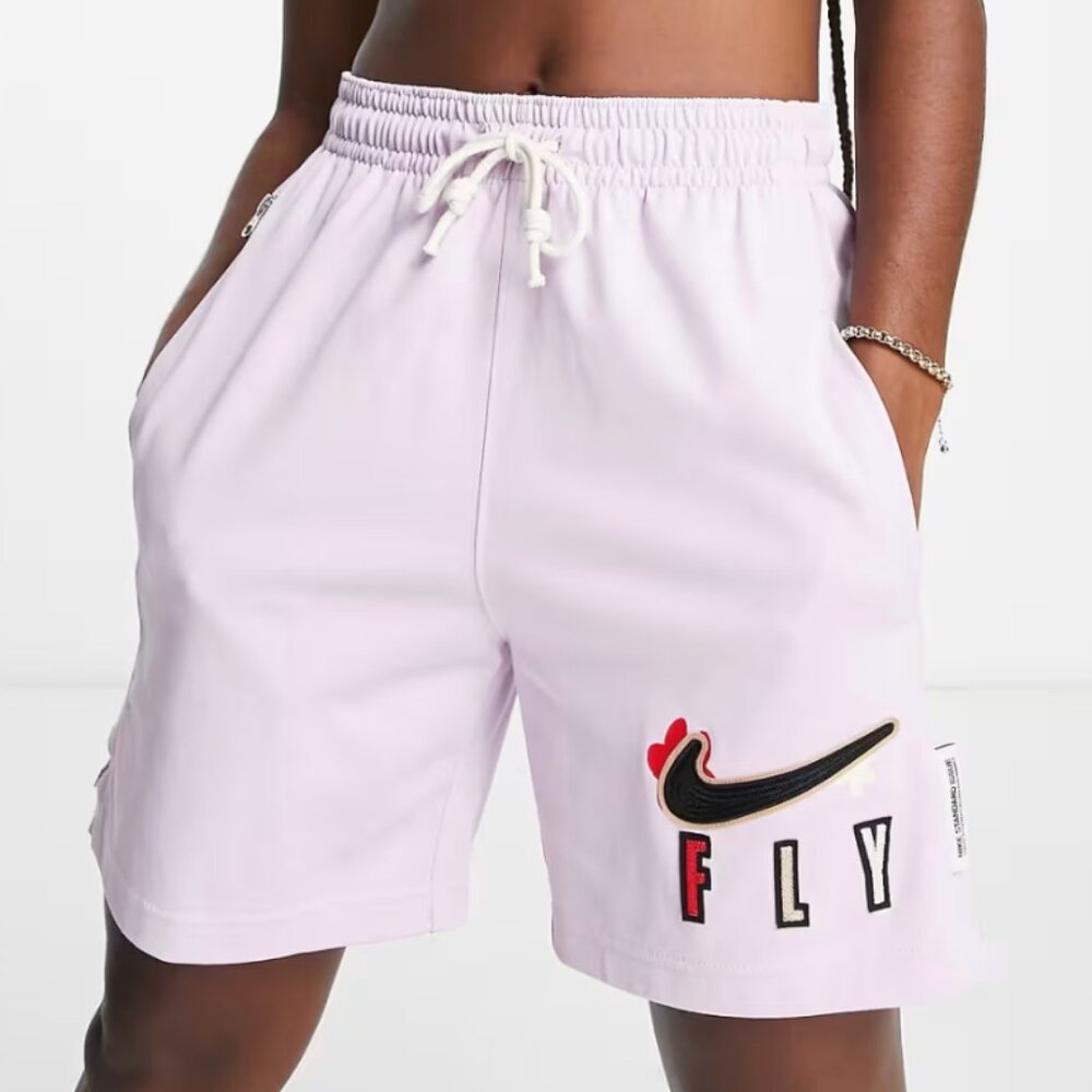 Nike Basketball Dri-FIT Shorts in Lilac, Size XS, Fair Condition